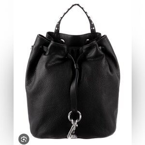 Super soft Rebecca Minkoff leather backpack with top handle
